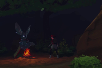design a stylized 3d environment, level design, 3d game asset for godot or unity