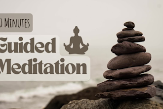 create a pro ai voice guided meditation for sleep or mindfulness