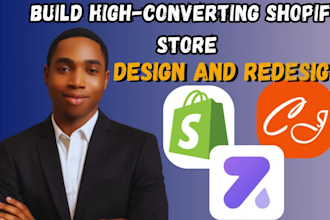 design or redesign shopify store with SEO for dropshipping zendrop and temu