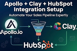 manage gohighlevel, hubspot, zoho monday, claycom, apollo io automations