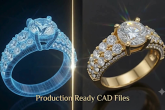 design 3d cad iced out hip hop jewelry design photorealistic render animation