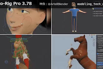 3d model rigging 3d character rig weight paint blendshape,facial rigging, iclone