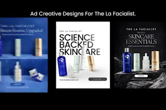 design high converting ad creatives with engaging ad copy