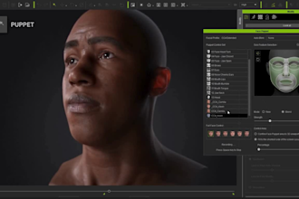 3d vtuber avatar vrm fbx model face tracking for animaze vseeface streaming