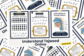 teach quran with tajweed, for beginners and kids