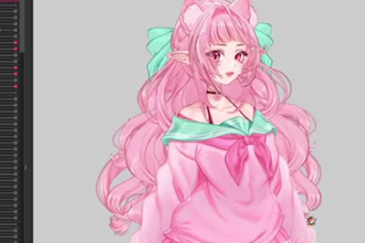 design and rigging high quality live 2d vtuber model