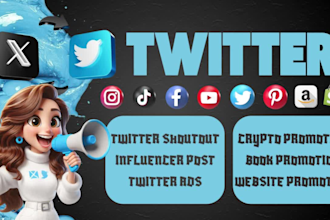 twitter shoutout share website link app nft to uk usa x fb yt crypto audience