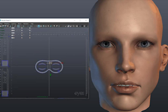 make 52 apple arkit blendshapes for your character for facial mocap