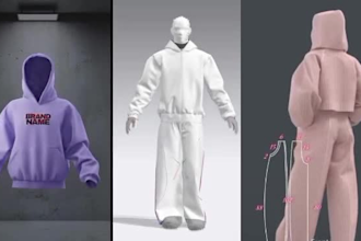 do 3d garment cloth for fashion online shopping in clo3d and marvelous designer