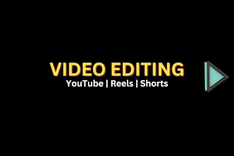 do simple video editing for youtube, instagram and reels