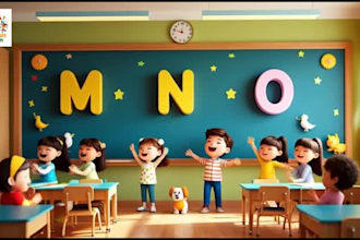 create 3d animation for nursery rhymes and kids songs