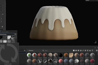 design game assets, character modeling and texturing