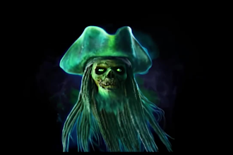 create spooky halloween hologram animation and horror visuals