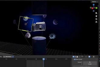 professionally do blender 3d modeling rendering and blender animation