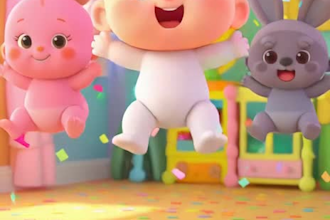 create cute 3d animated abc alphabet video for kids