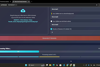 create ffmpeg command for videos and images