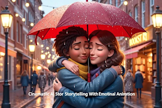 3d pixar ai romantic storytelling animation 3d ai proposal video ai love stories