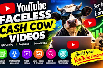 build a faceless cashcow channel with engaging automated channel