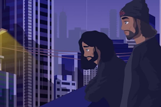 create lofi loop animation video for your music