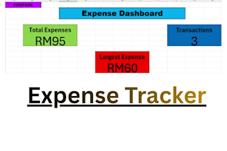 create a custom excel budget planner and finance dashboard