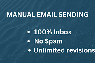 manually send emails one by one