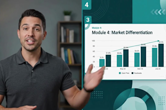 turn course content, slides, recordings into professional elearning video lesson