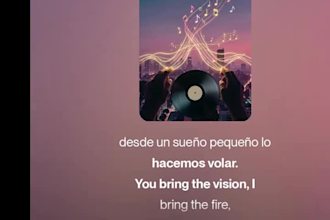 produce bilingual spanish english songs for any genre
