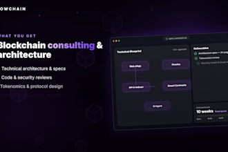 consult on your blockchain project and web3 architecture
