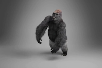 do 3d animal model, 3d animal animation, vfx, xgen fur, 3d creature design