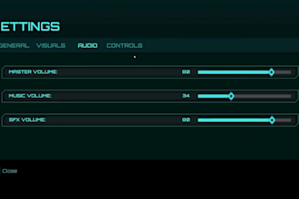 design custom game hud UI for unity and unreal engine