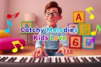 write original kids song children songs, and nursery rhymes