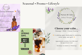 design your business branding and social media content