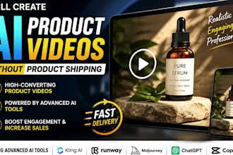 create ai amazon listing videos without product shipping