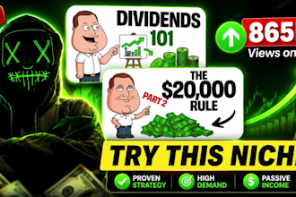create finance videos, youtube finance for faceless cashcow