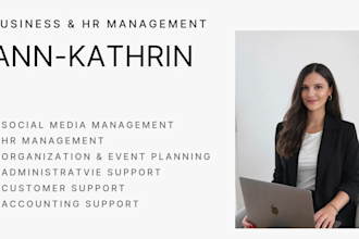 be your professional virtual assistant and social media manager