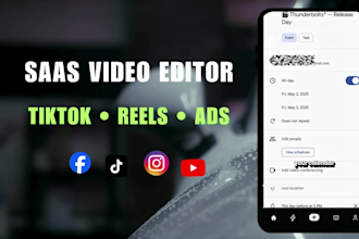 edit saas onboarding videos for tiktok, reels, and short form ads