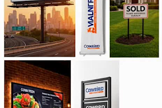 design professional digital signage, outdoor billboards, banners via signagelive