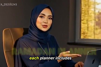 design ramadan planners, and trackers