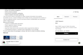 conduct professional osint research and digital footprint analysis