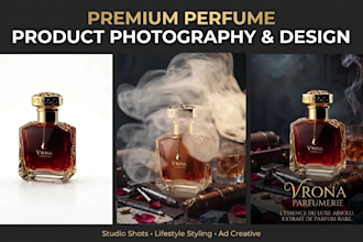 make luxury product ads and commercial product photography