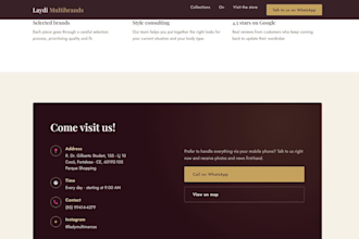 make a professional landing page