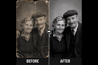 old photo restoration and image enhancement
