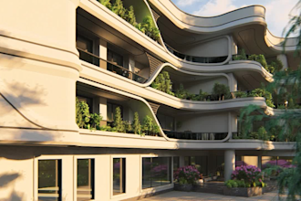3d render architectural exterior design, commercial , house