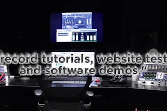 do professional screen recording for utube apps and websites