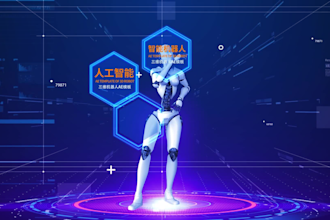 create 3d robotics and industrial animations