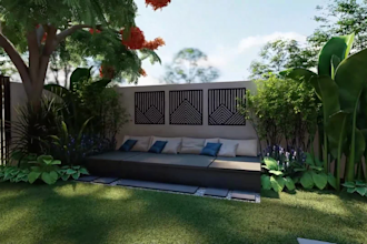 design your landscape, backyard, pool, patio and  terrace