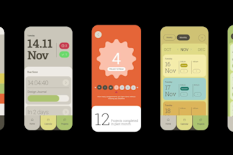 design a mobile app UI UX in figma