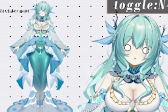 design and rig high quality live2d nsfw vtuber model vtuber rigging for vtube