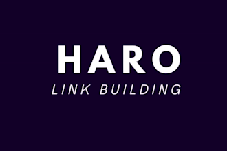 pitch for you to get genuine haro backlinks