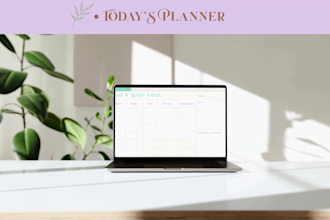 design hyperlinked digital study planner for etsy